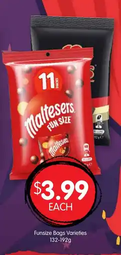 Spudshed Maltesers Funsize Bags Varieties offer