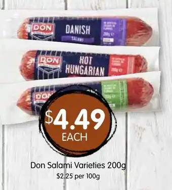 Spudshed Don Salami Varieties offer
