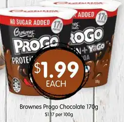 Spudshed Brownes Progo Chocolate offer