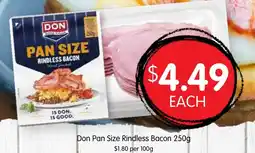 Spudshed Don Pan Size Rindless Bacon offer