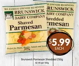 Spudshed Brunswick Parmesan Shredded offer