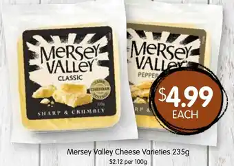 Spudshed Mersey Valley Cheese Varieties offer