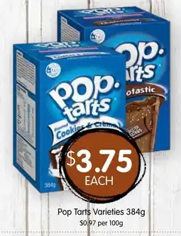 Spudshed Pop Tarts Varieties offer