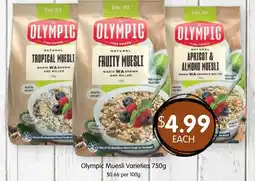 Spudshed Olympic Muesli Varieties offer