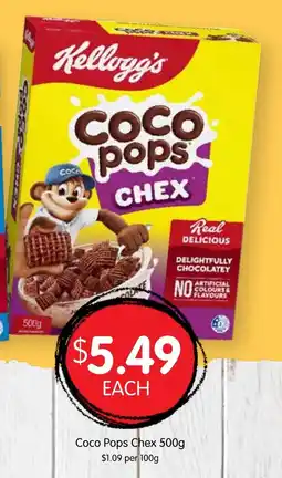 Spudshed Kellogg's Coco Pops Chex offer