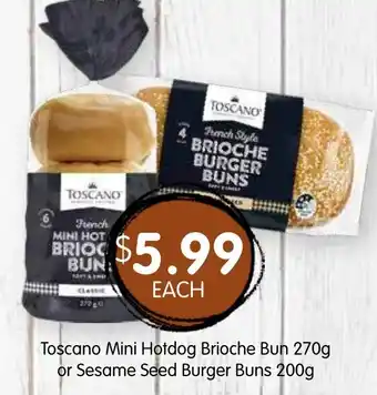 Spudshed Toscano Mini Hotdog Brioche Bun offer