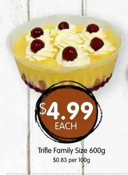 Spudshed Trifle Family Size offer