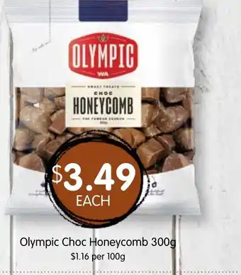 Spudshed Olympic Choc Honeycomb offer