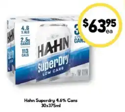 Drakes Hahn Superdry 4.6% Cans offer