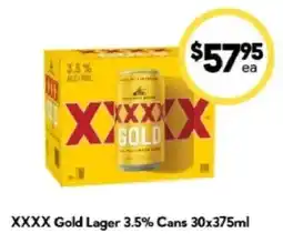 Drakes XXXX Gold Lager offer