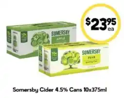 Drakes Somersby Cider offer