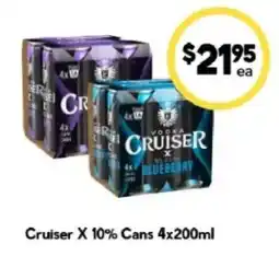 Drakes Cruiser X 10% Cans offer