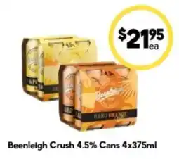 Drakes Beenleigh Crush 4.5% Cans offer