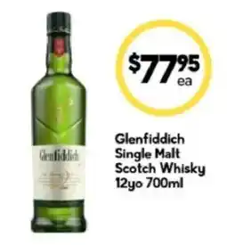 Drakes Glenfiddich Single Malt Scotch Whisky 12yo offer