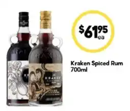 Drakes Kraken Spiced Rum offer