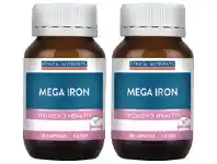 Chemist Discount Centre Ethical Nutrients Megazorb Mega Iron with B Vitamins 30 Capsules offer