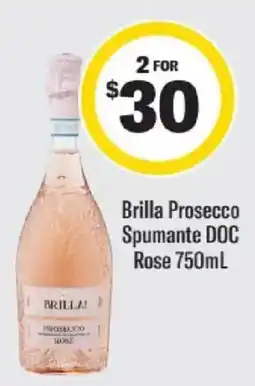 Liquorland Brilla Prosecco Spumante DOC Rose offer
