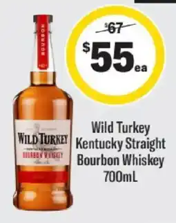 Liquorland Wild Turkey Kentucky Straight Bourbon Whiskey offer