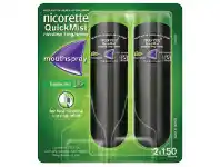Nicorette QuickMist Spray Fresh Mint 2 x 150 Sprays