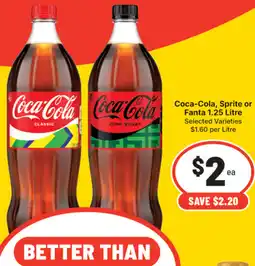 IGA Coca-cola, sprite or fanta offer