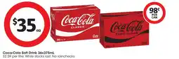 Coles Coca-cola soft drink offer