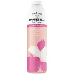 Woolworths Impressed Cold Pressed Juice Varieties offer