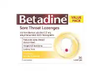 Cincotta Chemist Betadine Sore Throat Lozenges 36 Pack offer