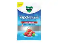 Vicks VapoNaturals Cherry Menthol Drops 19 Pack