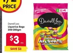 Spar Darrell Lea Liquorice Bags offer