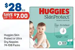 Foodland Huggies Skin Protect Nappies offer