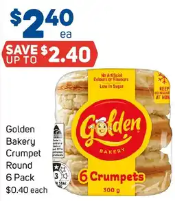 Foodland Golden Bakery Crumpet Round offer