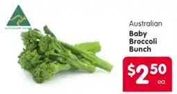 Spar Australian Baby Broccoli Bunch offer