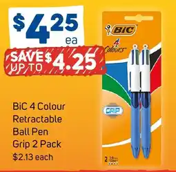 Foodland BiC 4 Colour Retractable Ball Pen Grip offer