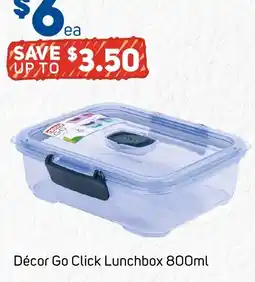 Foodland Décor Go Click Lunchbox offer