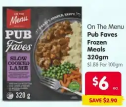Spar On The Menu Pub Faves Slow Cooked Lamb offer