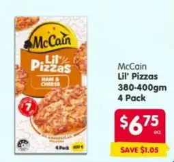Spar McCain Lil' Pizzas offer