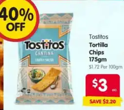 Spar Tostitos Tortilla Chips offer