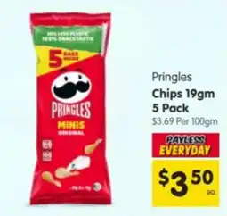 Spar Pringles Minis Original offer