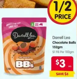 Spar Darrell Lea Chocolate Balls offer