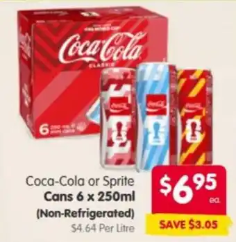 Spar Coca-Cola or Sprite offer
