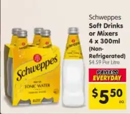 Spar Schweppes Tonic Water offer