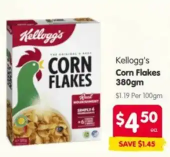 Spar Kellogg's Corn Flakes offer