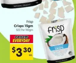Spar Frisp Crisps offer
