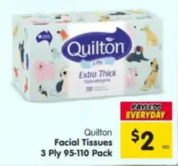 Spar Quilton Facial Tissues offer