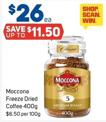 Foodland Moccona Freeze Dried Coffee offer