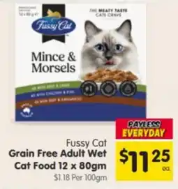 Spar Fussy Cat Grain Free Adult Wet Cat Food offer