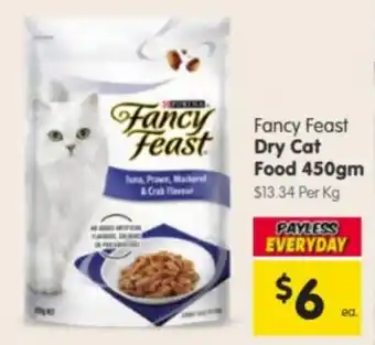 Spar Fancy Feast Dry Cat Food offer