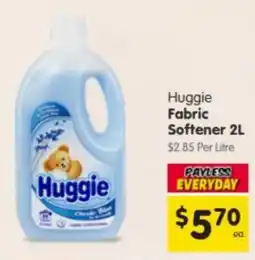 Spar Huggie Fabric Softener offer