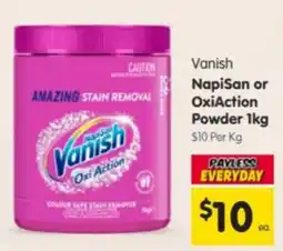 Spar Vanish Oxi Action Powder offer