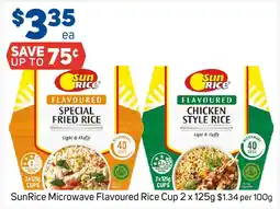 Foodland SunRice Microwave Flavoured Rice Cup offer